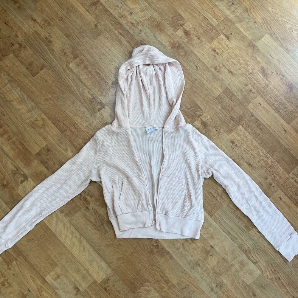 Light Pink Aritzia TNA Zip Up